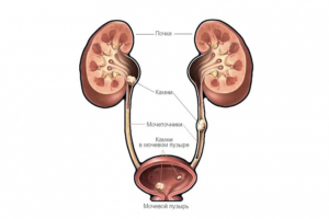 Камень в мочеточнике и температура