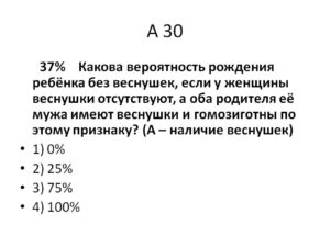 Какая вероятность рождения?