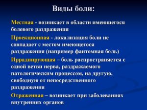 Боли на протяжении долгого периода