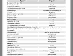 Лейкоциты больше 50 в цервикальном канале