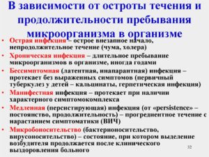 Персистирующая инфекция?