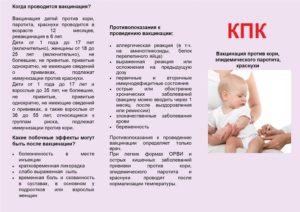 Большая температура после прививки ккп