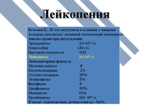 Лейкопения, жалоб у ребенка нет, диагноз после одного анализа крови